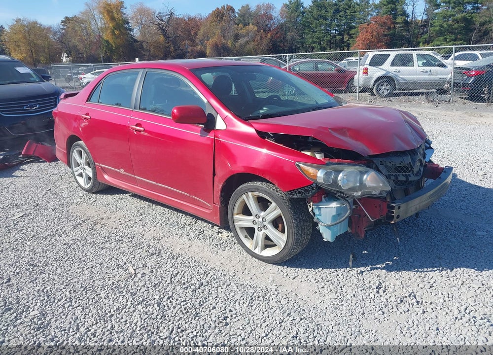 2013 TOYOTA COROLLA S VIN: 2T1BU4EE1DC106672