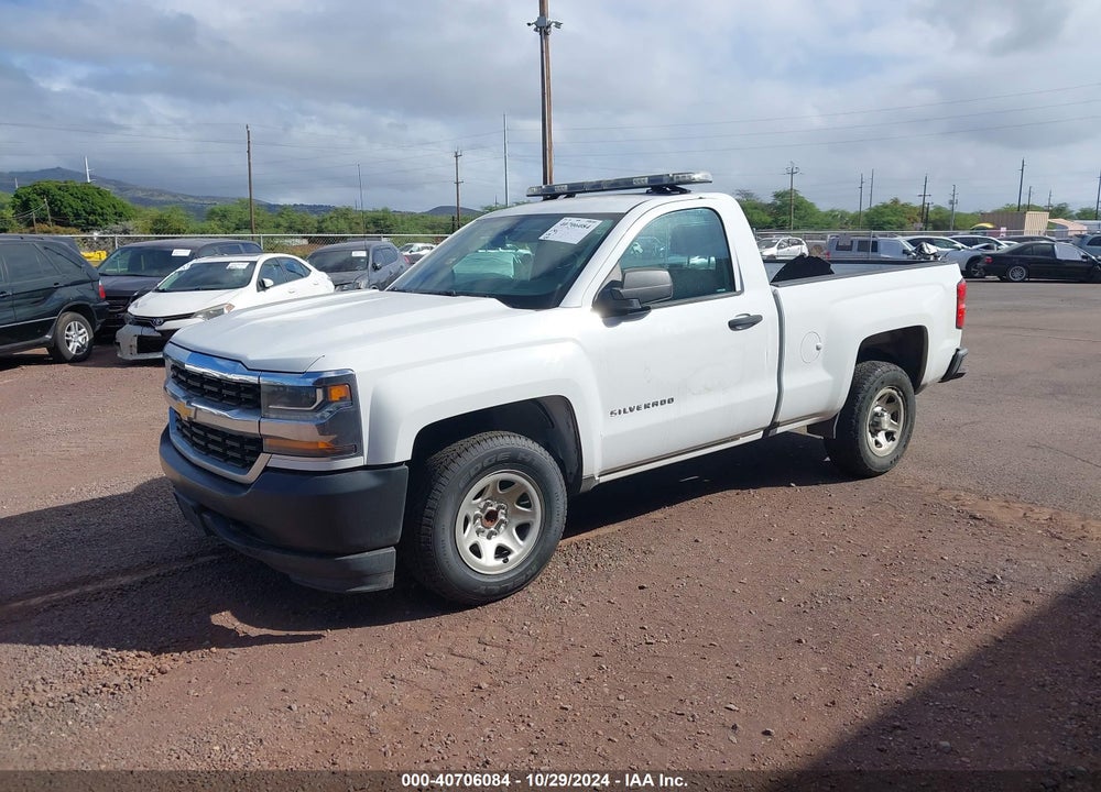 2018 CHEVROLET SILVERADO 1500 WT VIN: 1GCNCNEH6JZ207532
