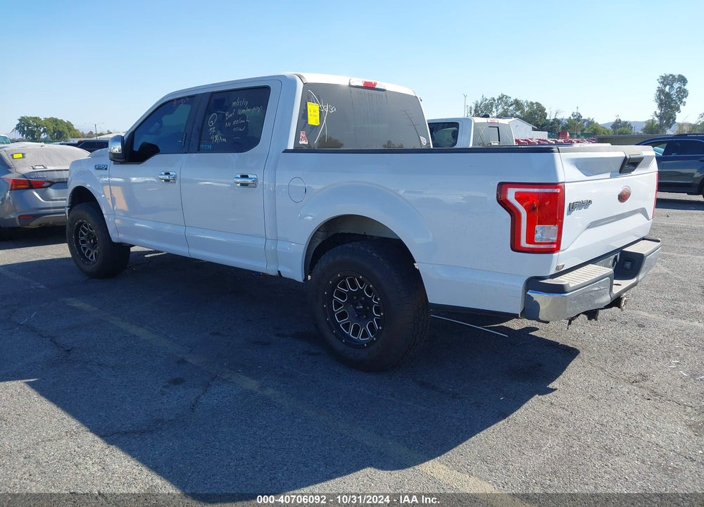 2017 FORD F-150 XLT VIN: 1FTEW1CG4HKD45924