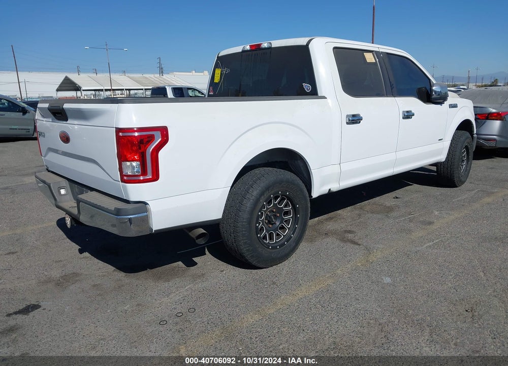 2017 FORD F-150 XLT VIN: 1FTEW1CG4HKD45924