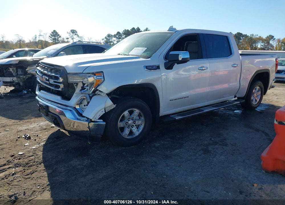 2021 GMC SIERRA 1500 4WD SHORT BOX SLT VIN: 3GTU9DED4MG222228