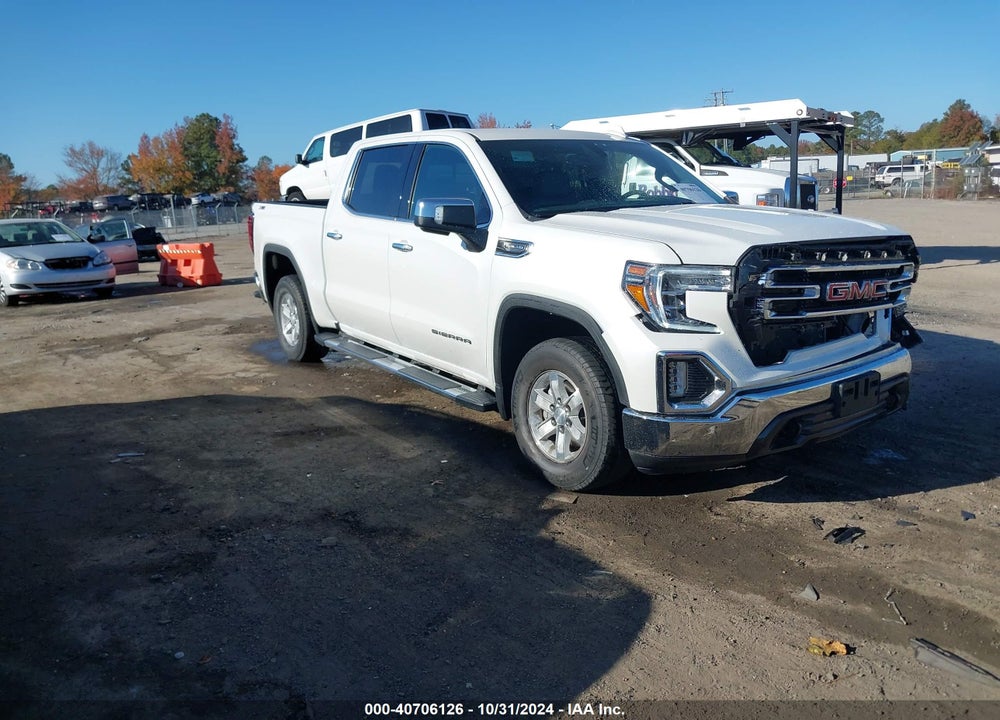 2021 GMC SIERRA 1500 4WD SHORT BOX SLT VIN: 3GTU9DED4MG222228