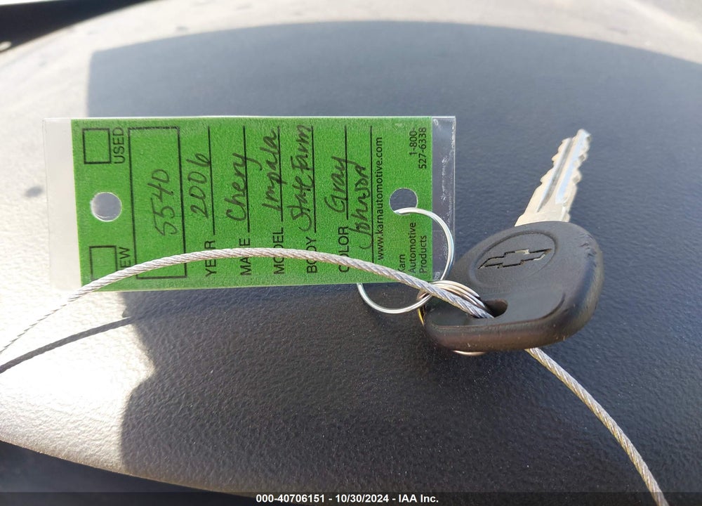 2006 CHEVROLET IMPALA LTZ VIN: 2G1WU581369348651