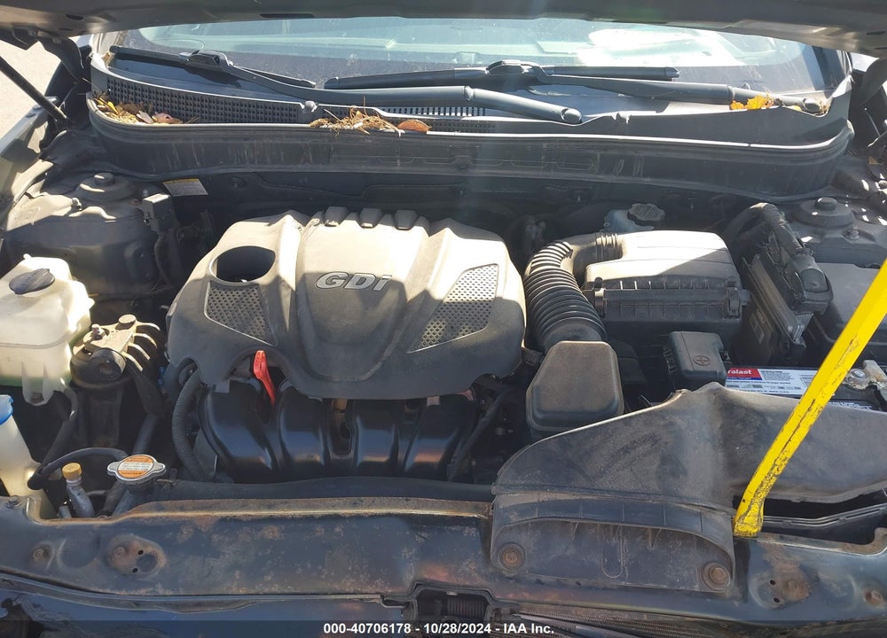 2011 HYUNDAI SONATA GLS VIN: 5NPEB4ACXBH296229