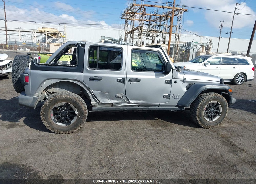 2018 JEEP WRANGLER UNLIMITED SPORT VIN: 1C4HJXDG2JW291891