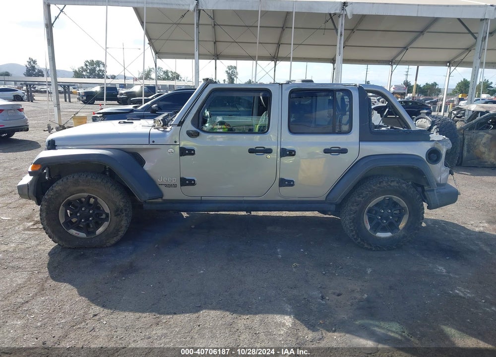2018 JEEP WRANGLER UNLIMITED SPORT VIN: 1C4HJXDG2JW291891