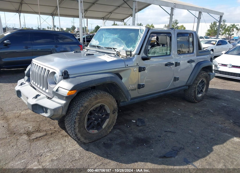 2018 JEEP WRANGLER UNLIMITED SPORT VIN: 1C4HJXDG2JW291891