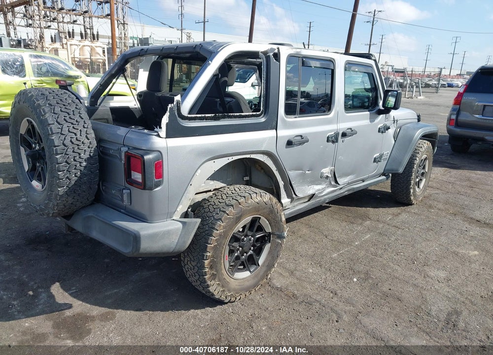 2018 JEEP WRANGLER UNLIMITED SPORT VIN: 1C4HJXDG2JW291891