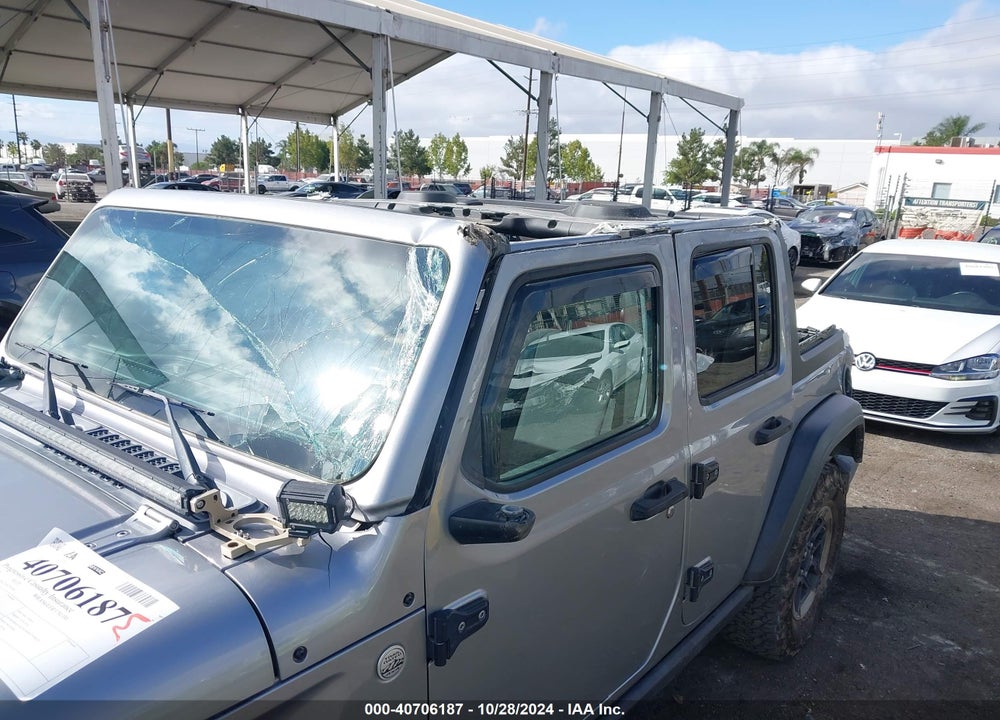2018 JEEP WRANGLER UNLIMITED SPORT VIN: 1C4HJXDG2JW291891