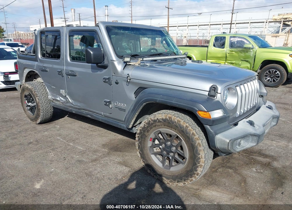 2018 JEEP WRANGLER UNLIMITED SPORT VIN: 1C4HJXDG2JW291891
