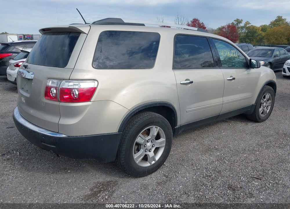 2012 GMC ACADIA SLE VIN: 1GKKRPED9CJ141445