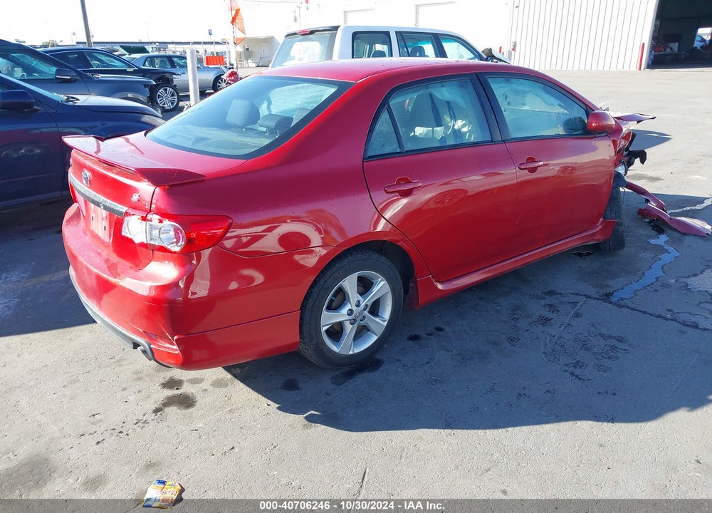 2012 TOYOTA COROLLA S VIN: 2T1BU4EE8CC770630