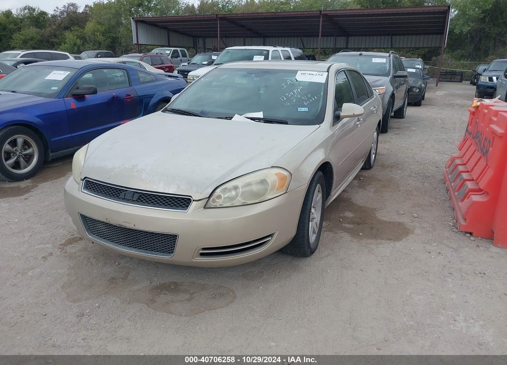 2012 CHEVROLET IMPALA LT VIN: 2G1WG5E34C1276687