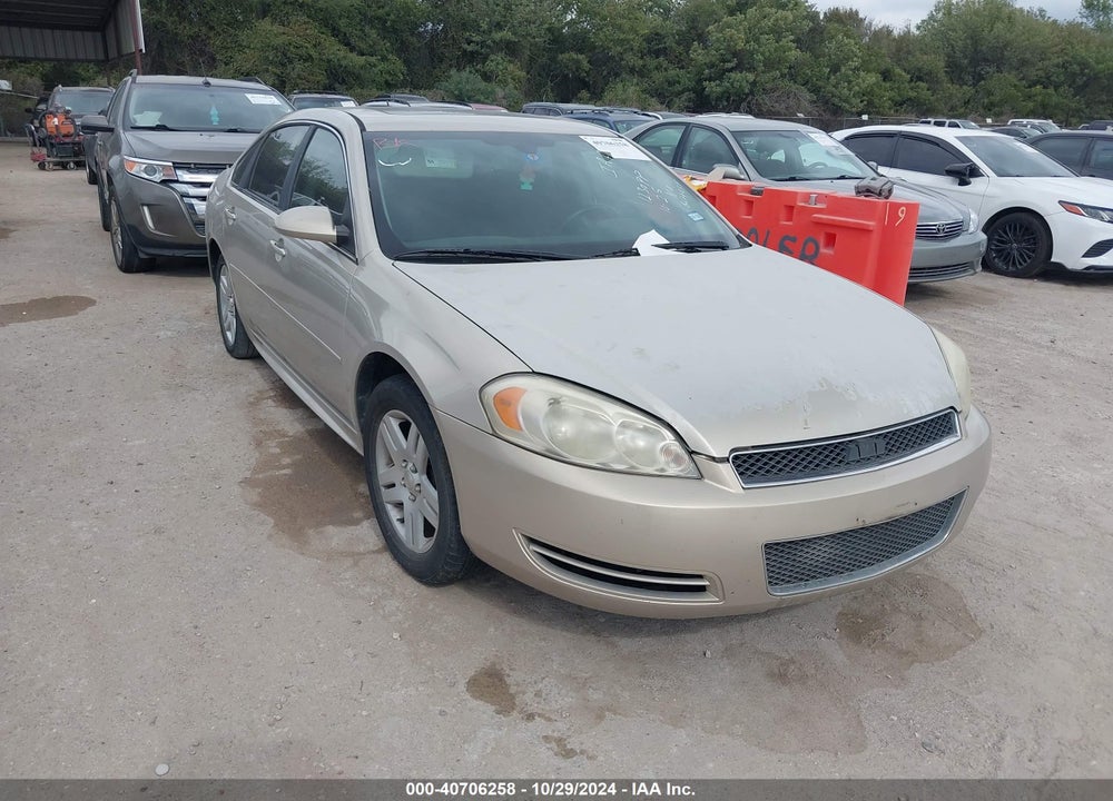 2012 CHEVROLET IMPALA LT VIN: 2G1WG5E34C1276687