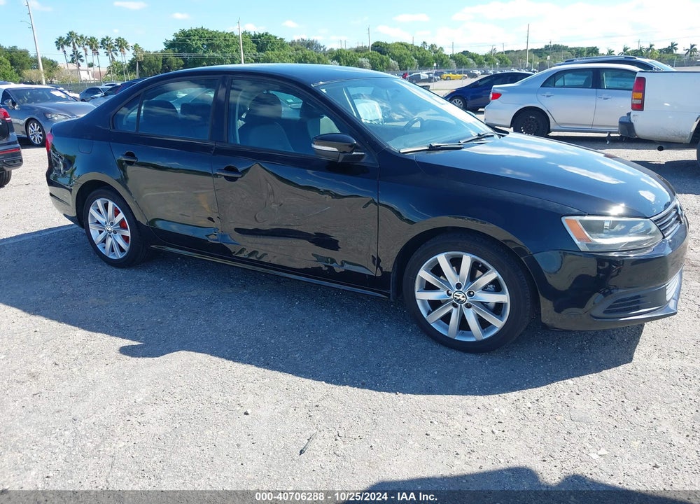 2012 VOLKSWAGEN JETTA SE VIN: 3VWDX7AJXCM351414