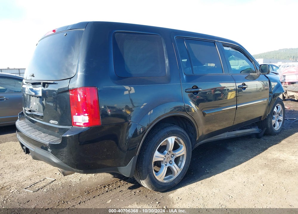 2013 HONDA PILOT EX-L VIN: 5FNYF4H59DB027231