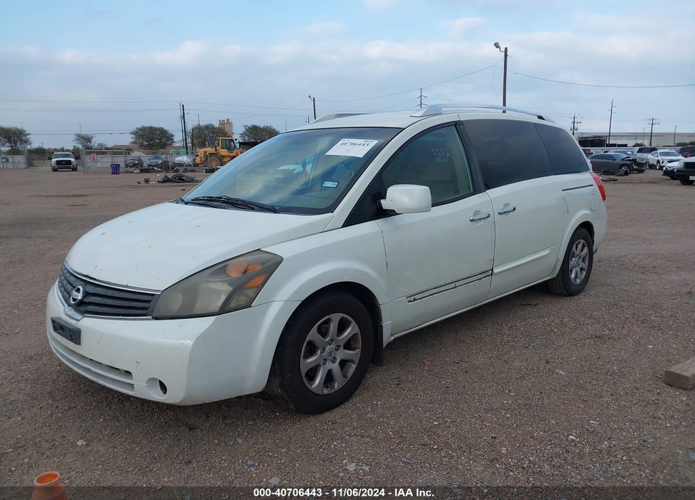 2009 NISSAN QUEST 3.5 SL VIN: 5N1BV28U09N107896