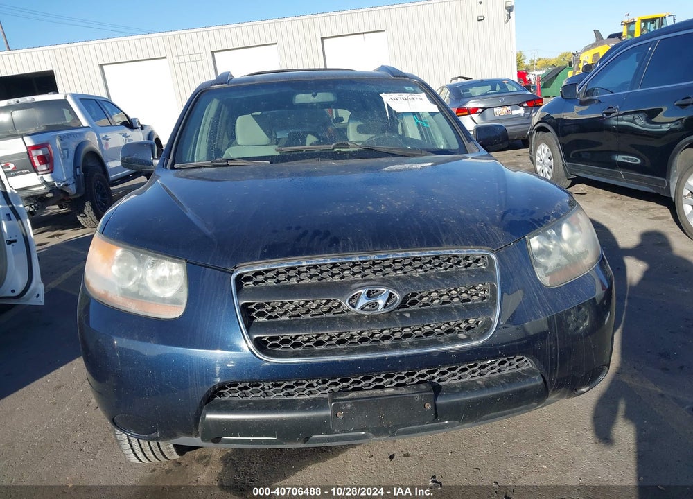 2007 HYUNDAI SANTA FE GLS VIN: 5NMSG73D97H063801