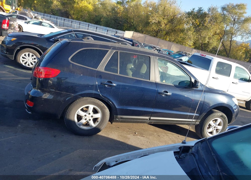 2007 HYUNDAI SANTA FE GLS VIN: 5NMSG73D97H063801