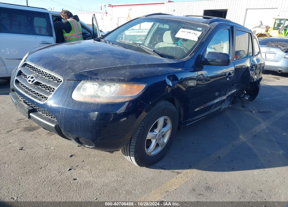 2007 HYUNDAI SANTA FE GLS VIN: 5NMSG73D97H063801