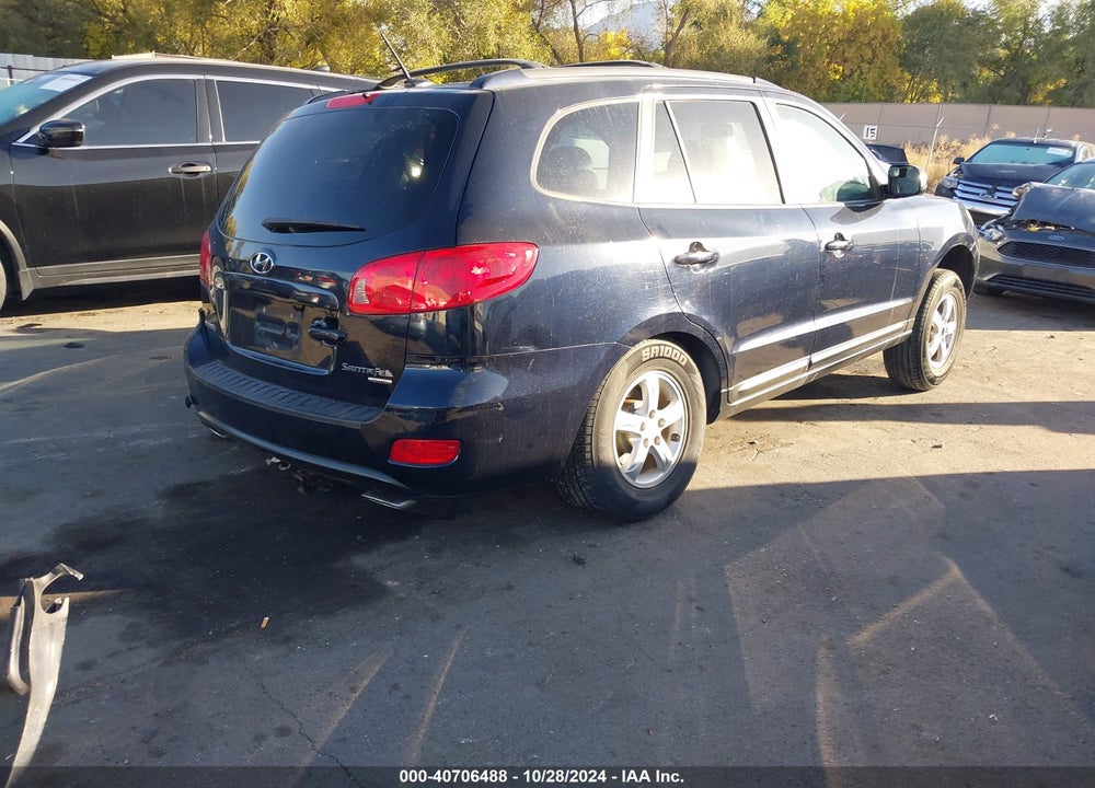 2007 HYUNDAI SANTA FE GLS VIN: 5NMSG73D97H063801