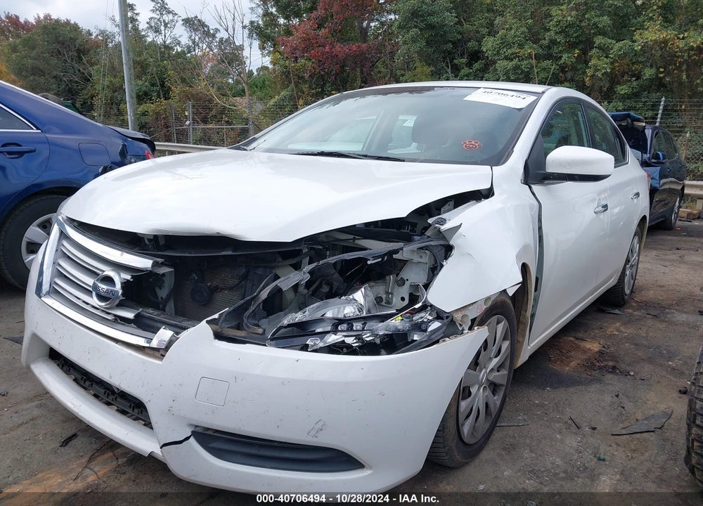 2015 NISSAN SENTRA SV VIN: 3N1AB7AP2FY333983