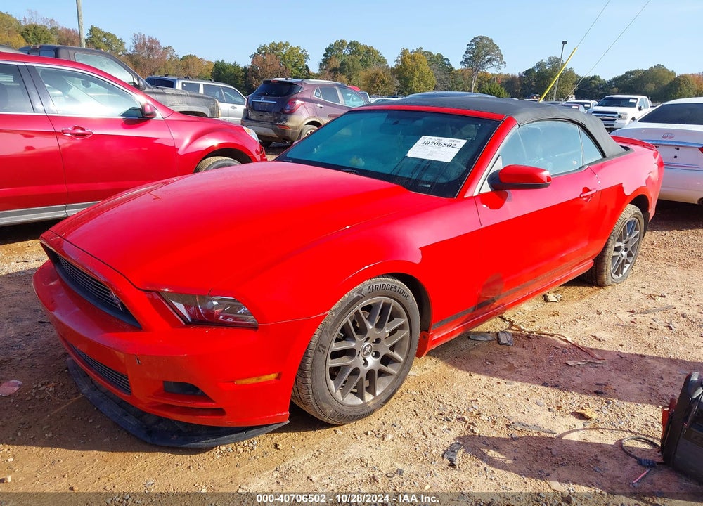 2013 FORD MUSTANG V6 PREMIUM VIN: 1ZVBP8EM0D5203605