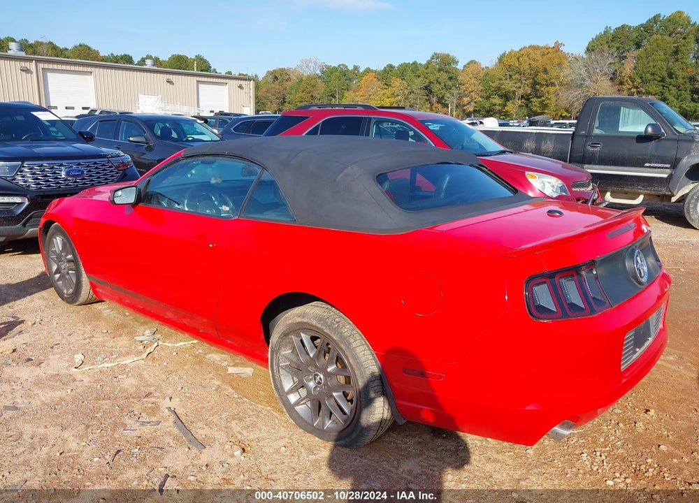 2013 FORD MUSTANG V6 PREMIUM VIN: 1ZVBP8EM0D5203605