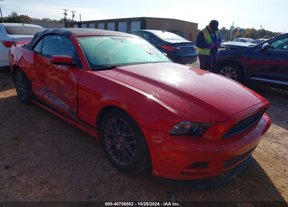 2013 FORD MUSTANG V6 PREMIUM VIN: 1ZVBP8EM0D5203605