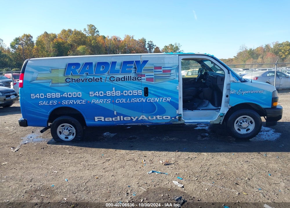 2021 CHEVROLET EXPRESS CARGO RWD 2500 EXTENDED WHEELBASE WT VIN: 1GCWGBF71M1313063