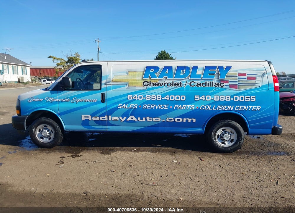 2021 CHEVROLET EXPRESS CARGO RWD 2500 EXTENDED WHEELBASE WT VIN: 1GCWGBF71M1313063