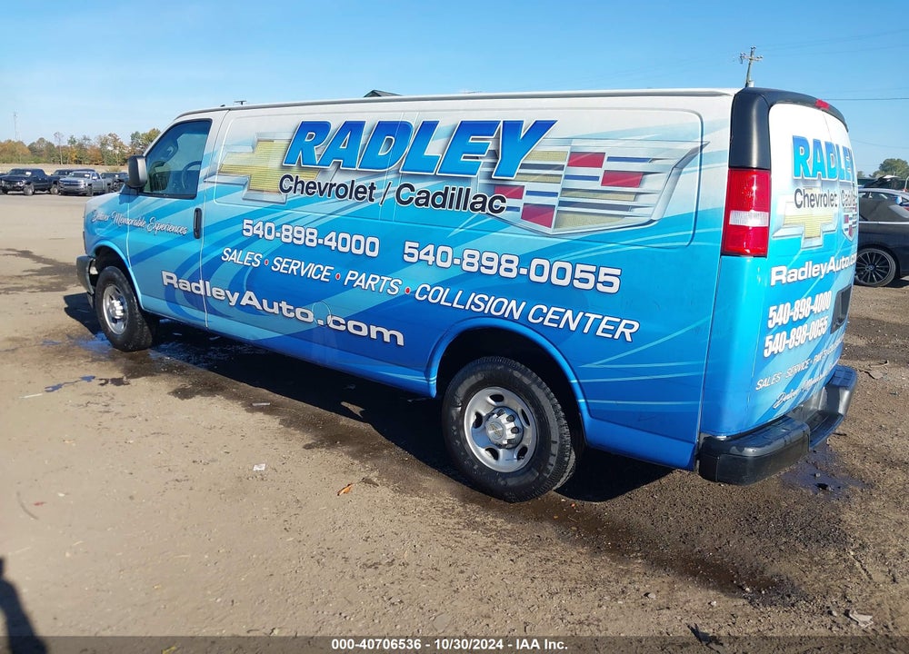 2021 CHEVROLET EXPRESS CARGO RWD 2500 EXTENDED WHEELBASE WT VIN: 1GCWGBF71M1313063