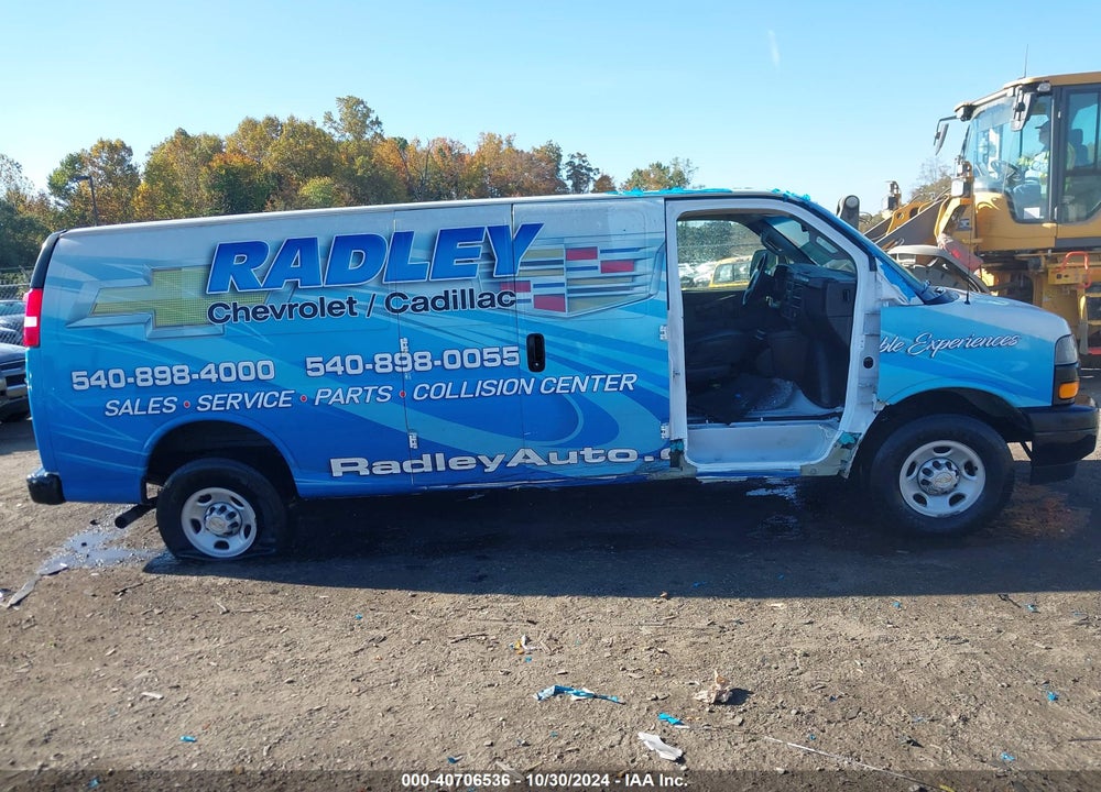 2021 CHEVROLET EXPRESS CARGO RWD 2500 EXTENDED WHEELBASE WT VIN: 1GCWGBF71M1313063