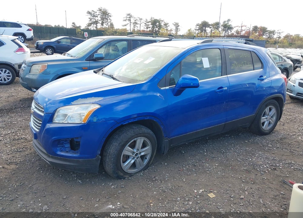 2016 CHEVROLET TRAX LT VIN: KL7CJLSB8GB570513