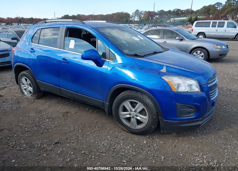 2016 CHEVROLET TRAX LT VIN: KL7CJLSB8GB570513