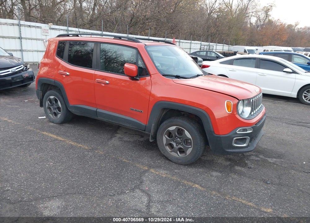2017 JEEP RENEGADE LATITUDE 4X4 VIN: ZACCJBBH0HPF08631