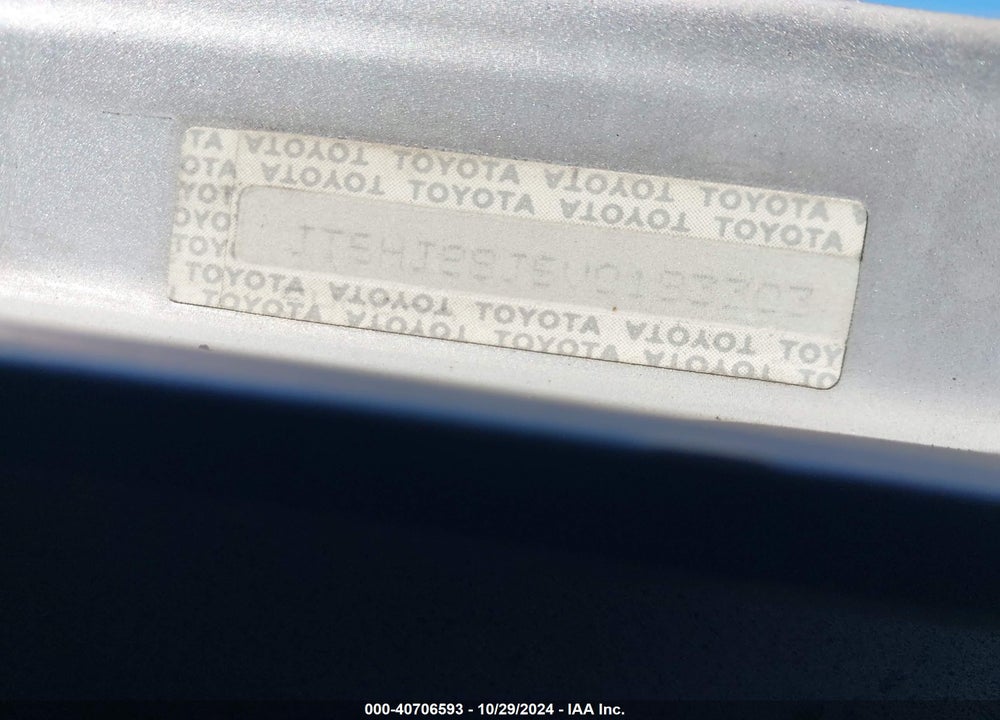 1997 LEXUS LX 450 VIN: JT6HJ88J6V0183303
