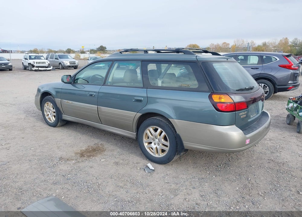 2002 SUBARU OUTBACK LIMITED VIN: 4S3BH686627660602
