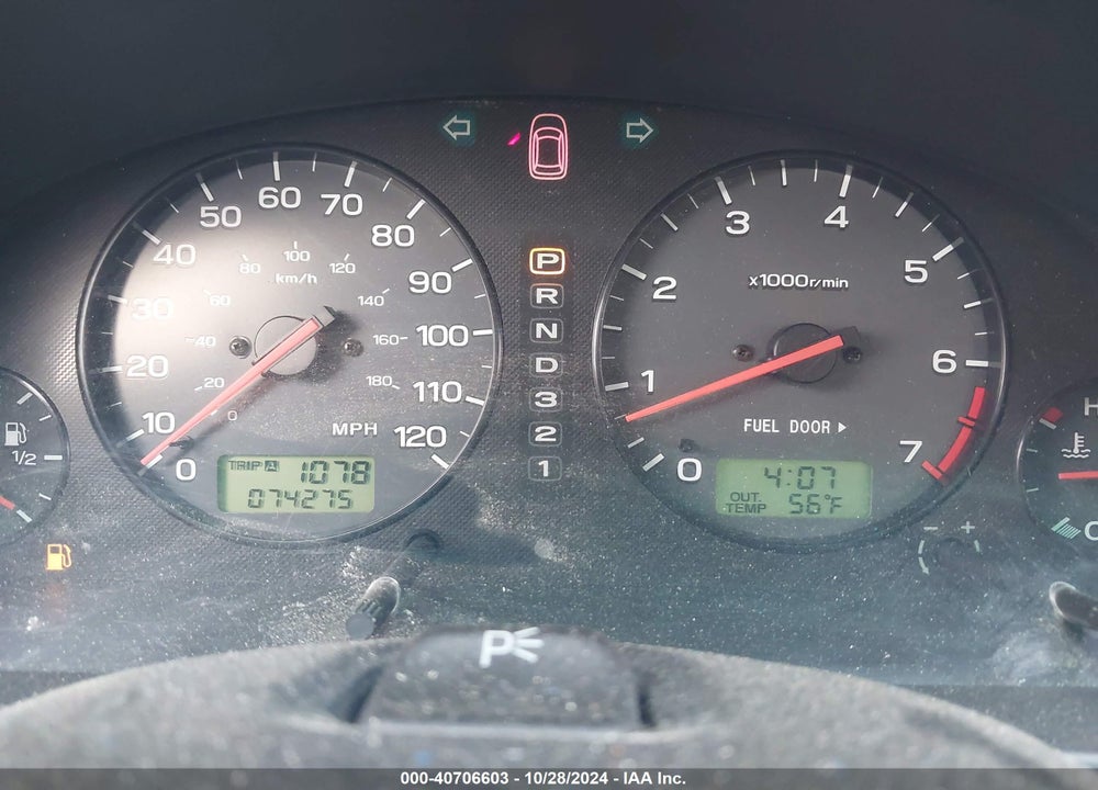 2002 SUBARU OUTBACK LIMITED VIN: 4S3BH686627660602