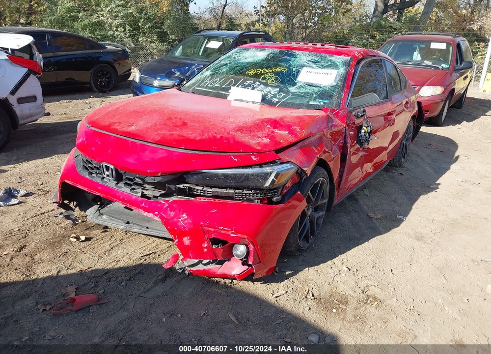 2022 HONDA CIVIC SPORT TOURING VIN: 19XFL1H83NE009484