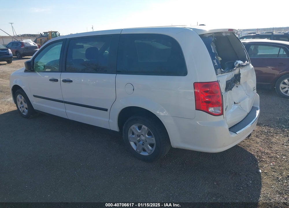 2013 RAM CARGO TRADESMAN VIN: 2C4JRGAG6DR637713