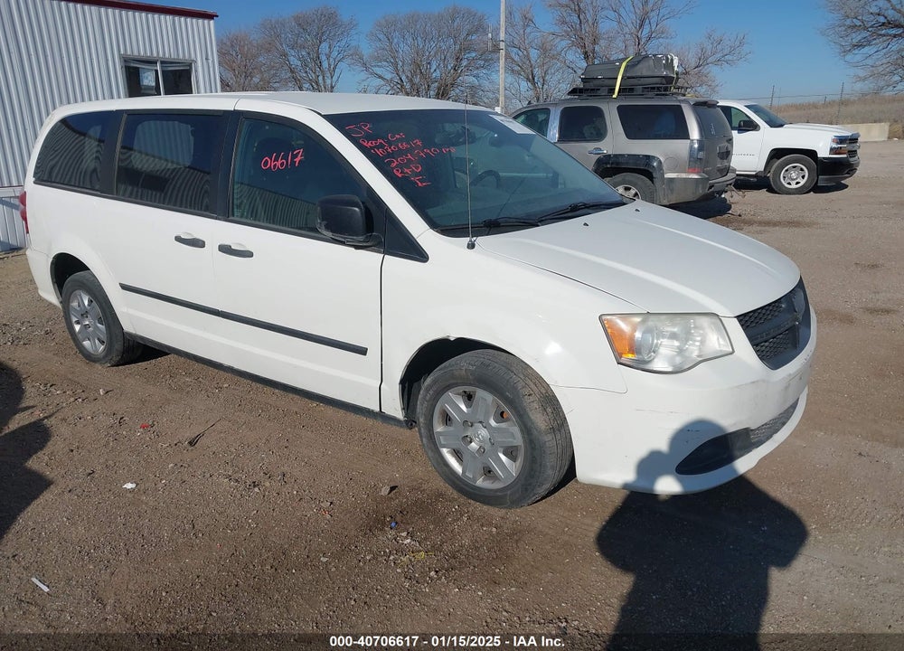 2013 RAM CARGO TRADESMAN VIN: 2C4JRGAG6DR637713