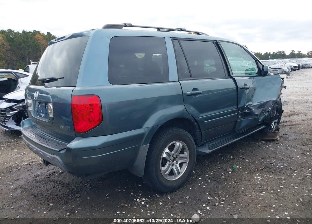 2005 HONDA PILOT EX-L VIN: 5FNYF18605B016207