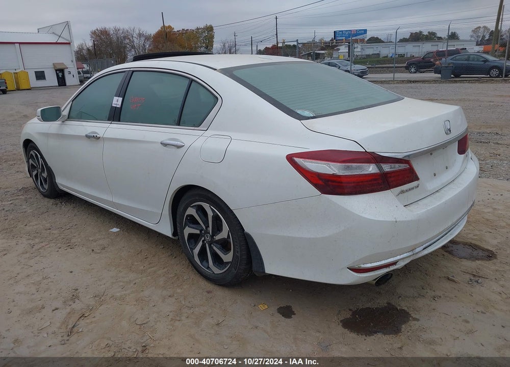 2016 HONDA ACCORD EX-L V-6 VIN: 1HGCR3F85GA014872