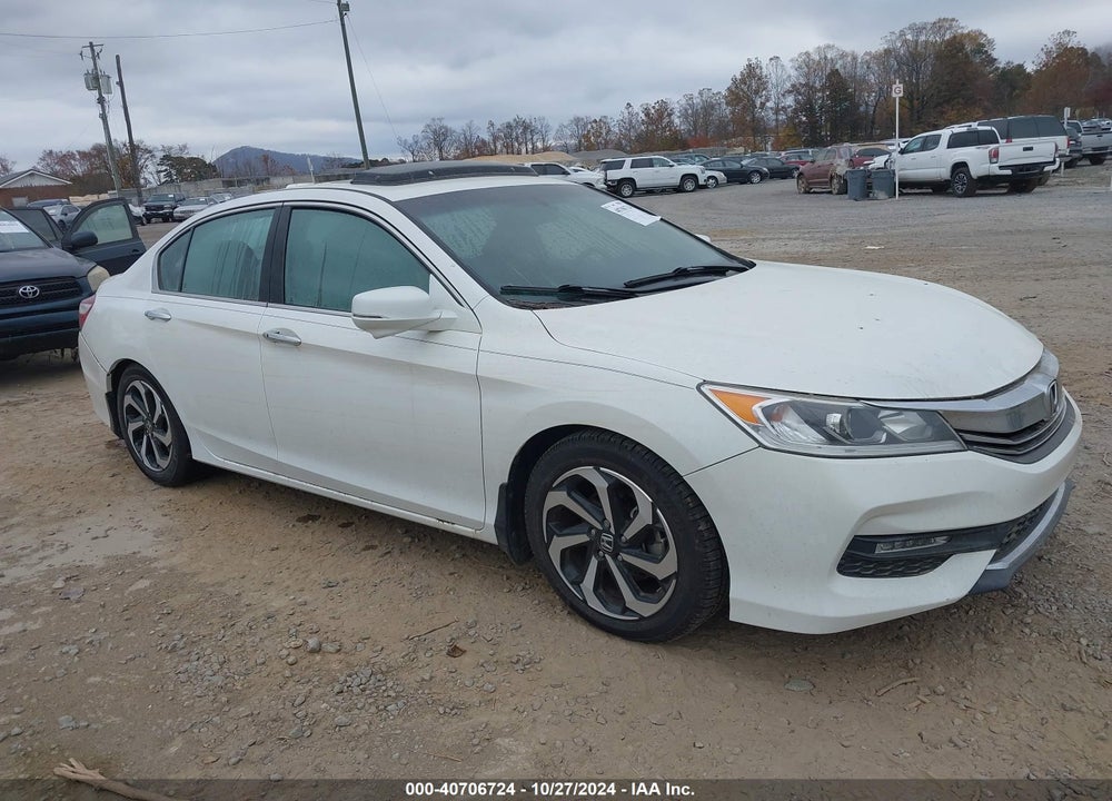 2016 HONDA ACCORD EX-L V-6 VIN: 1HGCR3F85GA014872