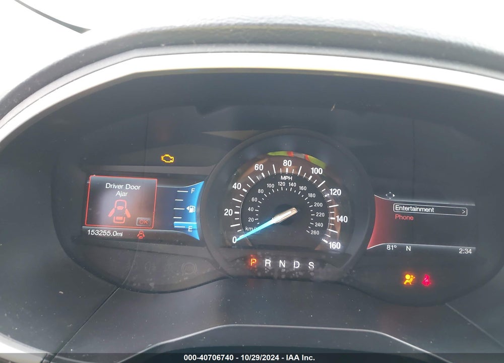 2016 FORD EDGE SEL VIN: 2FMPK4J95GBB86393