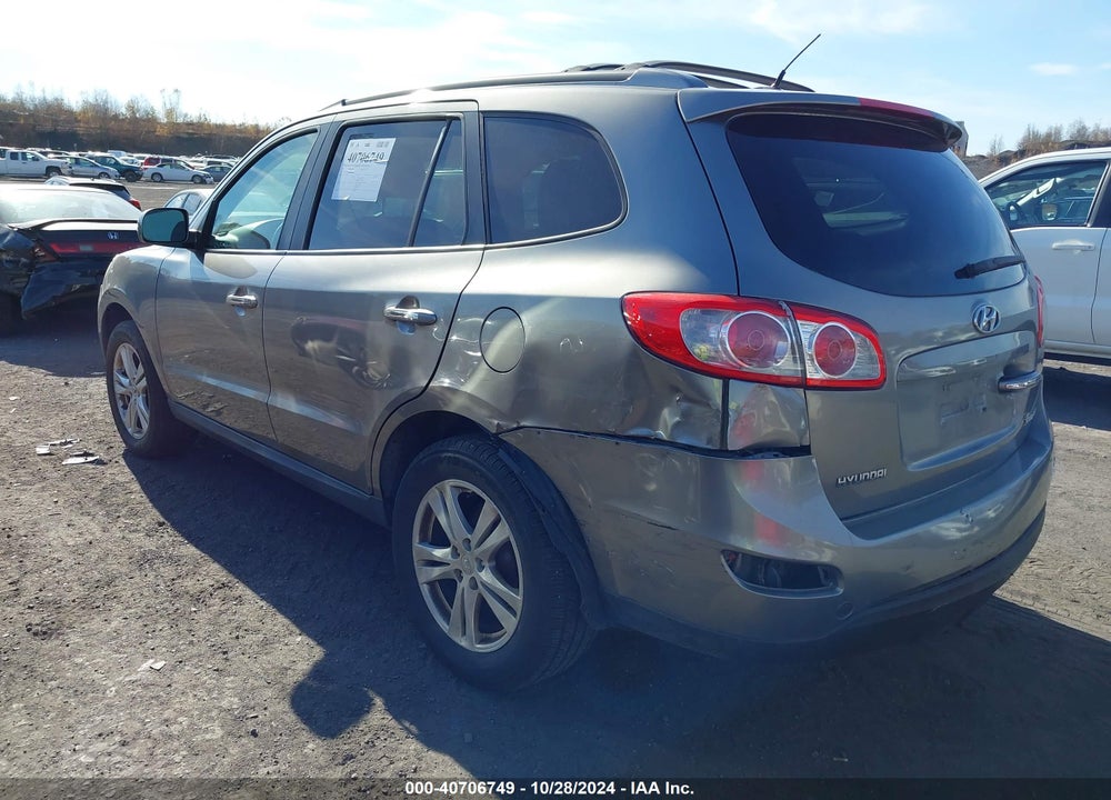 2011 HYUNDAI SANTA FE LIMITED V6 VIN: 5XYZKDAG8BG052316