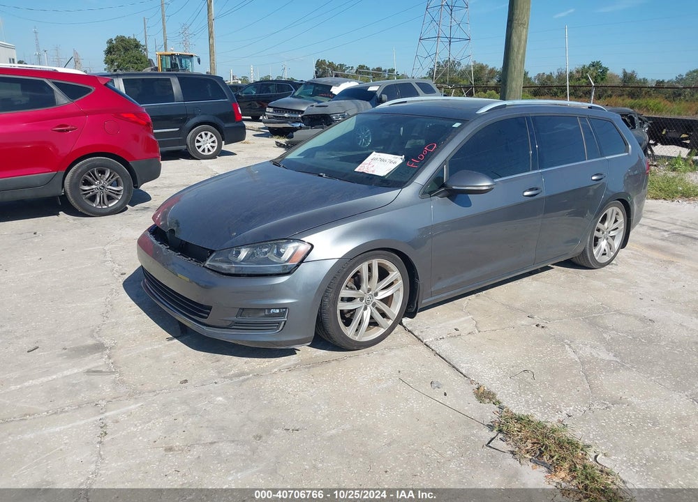 2015 VOLKSWAGEN GOLF SPORTWAGEN TDI SEL 4-DOOR VIN: 3VWCA7AU8FM503573