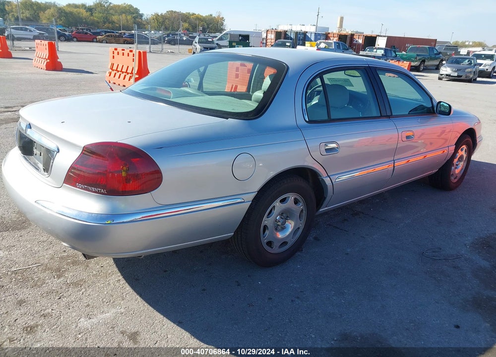 1999 LINCOLN CONTINENTAL VIN: 1LNHM97V1XY647432