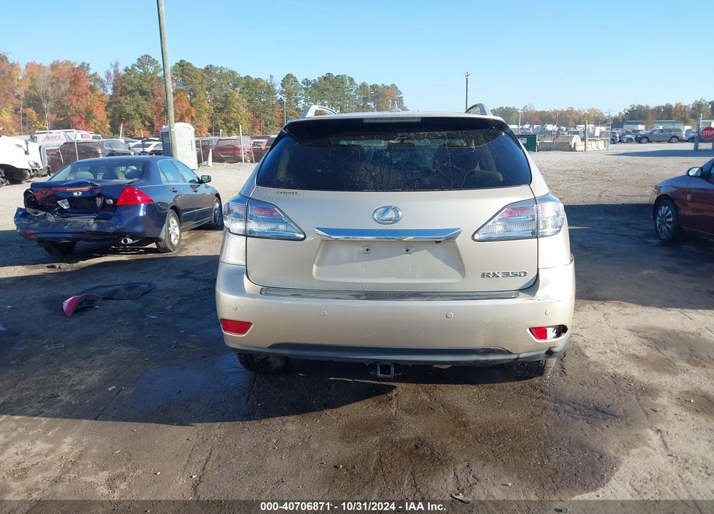 2011 LEXUS RX 350 VIN: 2T2BK1BA6BC112076